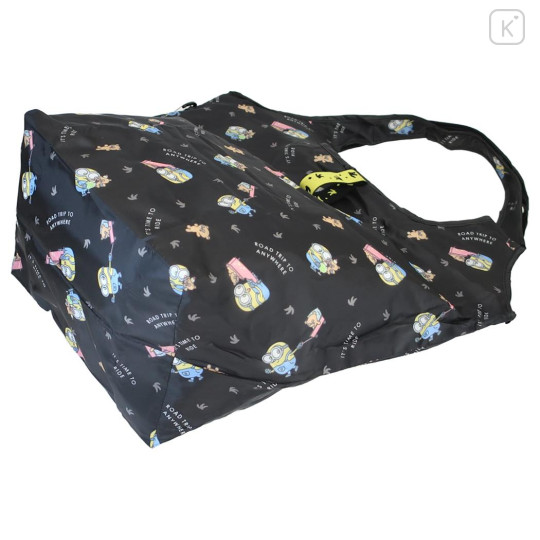 Japan Minions Insulated Eco Shopping Bag - Minions : Bob & Tim Bear Black - 2