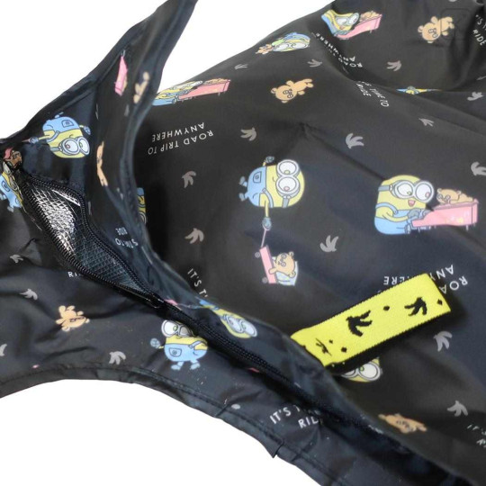 Japan Minions Insulated Eco Shopping Bag - Minions : Bob & Tim Bear Black - 3