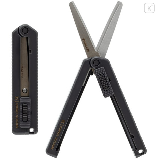 Japan Midori XS Compact Scissors - Black A - 2