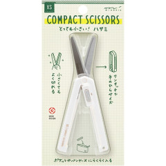 Japan Midori XS Compact Scissors - White A