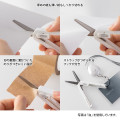 Japan Midori XS Compact Scissors - Navy A - 7
