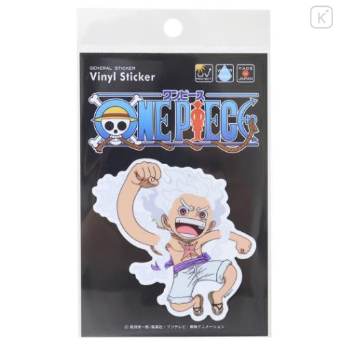 Japan One Piece Vinyl Sticker - Luffy Gear 5 Arm Raised - 1