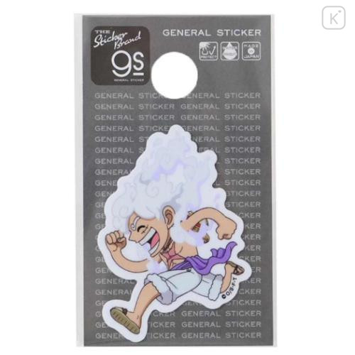 Japan One Piece Vinyl Sticker (S) - Luffy Gear 5 Sideways - 1