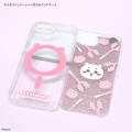 Japan Chiikawa Camera Frame iPhone 17e / 16e MagSafe Case - Chiikawa : Battle Stick Glitter - 3