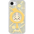 Japan Chiikawa Camera Frame iPhone 17e / 16e Case with MagSafe - Usagi : Battle Stick Glitter - 1