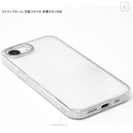 Japan Chiikawa Camera Frame iPhone 17e / 16e Case - Hachiware : Funny Face Glitter - 5