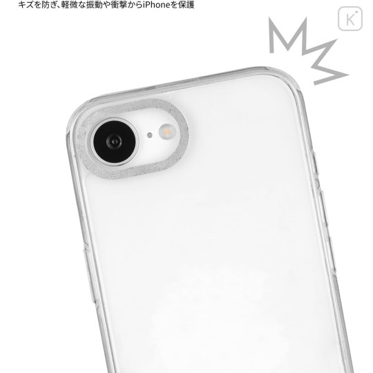 Japan Chiikawa Camera Frame iPhone 17e / 16e Case - Hachiware : Funny Face Glitter - 6