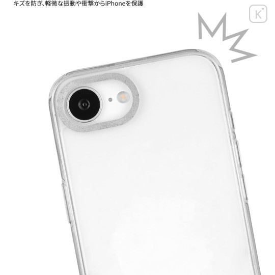 Japan Chiikawa Camera Frame iPhone 17e / 16e Case - Momonga : Funny Face Glitter - 6