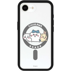 Japan Chiikawa IIIIfit Plump Frame iPhone 17e / 16e MagSafe Case - Chiikawa & Hachiware & Usagi : Hot Dance