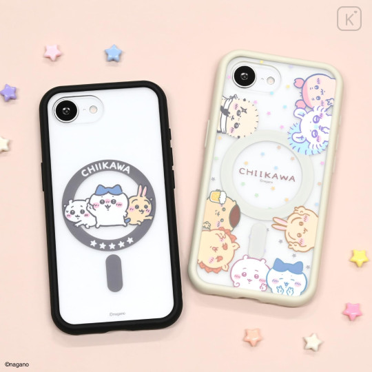 Japan Chiikawa IIIIfit Plump Frame iPhone 17e / 16e MagSafe Case - Characters Selfie - 6