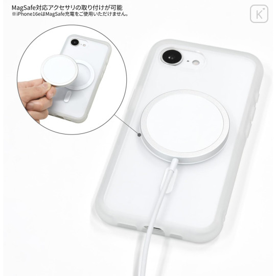 Japan Miffy IIIIfit Plump Frame iPhone 17e / 16e MagSafe Case - Boris & Miffy : Face Fruits - 5