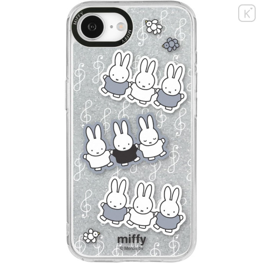 Japan Miffy Camera Frame iPhone 17e / 16e Case - Music Dance Glitter - 1