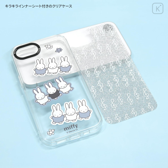 Japan Miffy Camera Frame iPhone 17e / 16e Case - Music Dance Glitter - 3