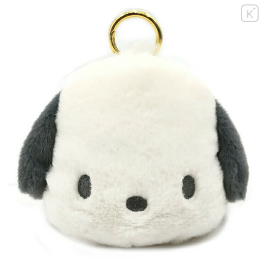 Japan Sanrio Eco Shopping Bag & Mascot Pouch - Pochacco : Retro Dull - 1