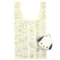Japan Sanrio Eco Shopping Bag & Mascot Pouch - Pochacco : Retro Dull - 2