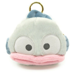 Japan Sanrio Eco Shopping Bag & Mascot Pouch - Hangyodon : Retro Dull
