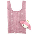 Japan Sanrio Eco Shopping Bag & Mascot Pouch - My Melody : Retro Dull - 2