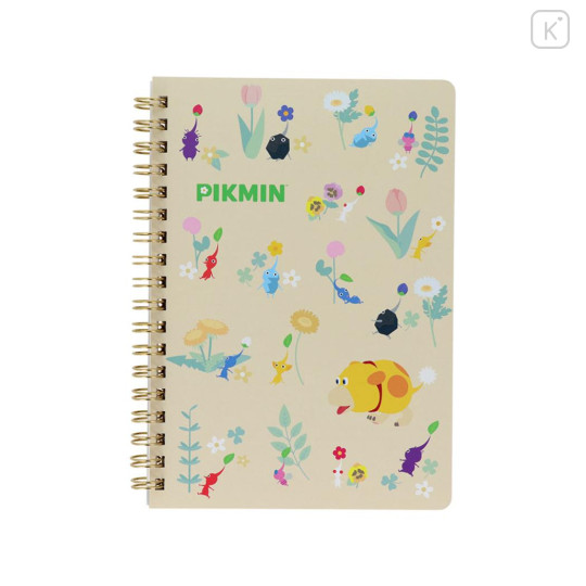 Japan Pikmin B6 Ring Notebook - Light Orange - 1