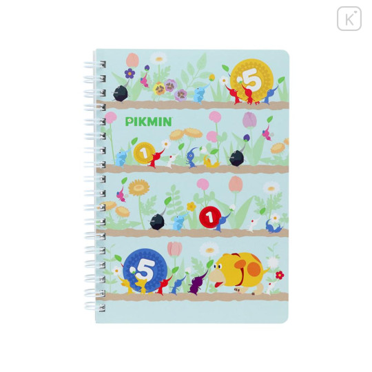Japan Pikmin B6 Ring Notebook - Light Mint - 1