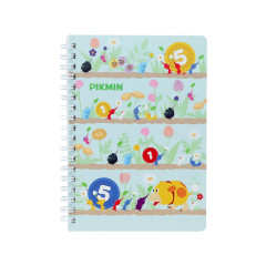 Japan Pikmin B6 Ring Notebook - Light Mint
