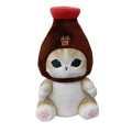 Japan Mofusand Potetama Plush Toy - Soy Sauce Cat - 1
