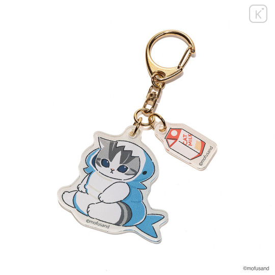 Japan Mofusand Acrylic Keychain - Chibinyan Sitting - 1