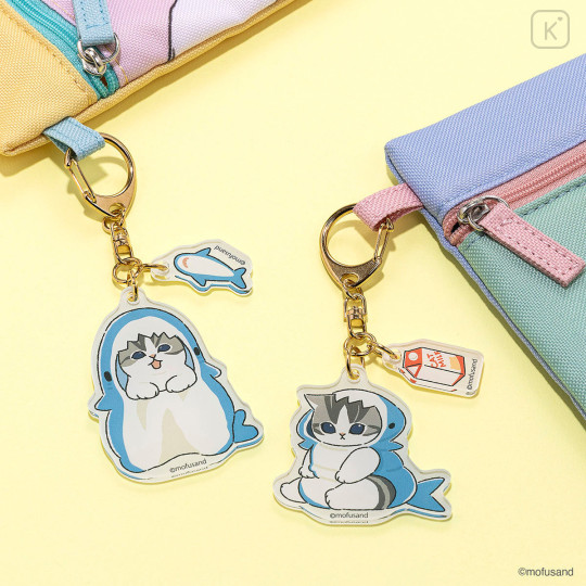 Japan Mofusand Acrylic Keychain - Chibinyan Sitting - 2