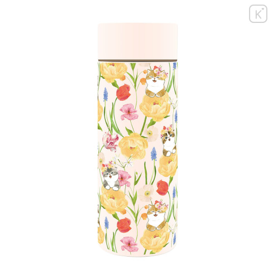 Japan Mofusand Hibiya Kadan Stainless Steel Bottle 300ml - Spring - 1