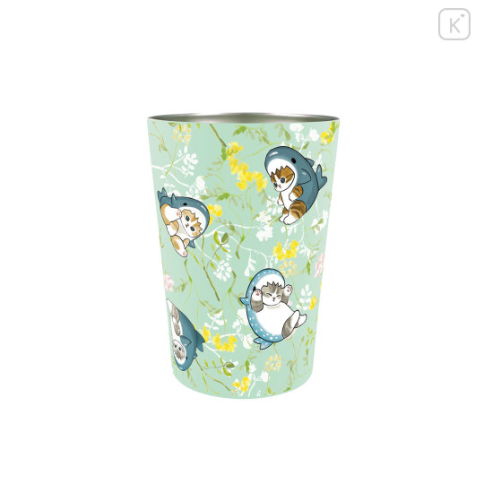 Japan Mofusand Hibiya Kadan 2way Vacuum-insulated Tumbler - Shark Cat - 1