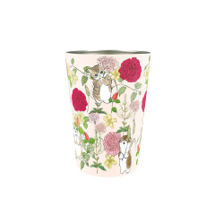 Japan Mofusand Hibiya Kadan 2way Vacuum-insulated Tumbler - Carnation Cat