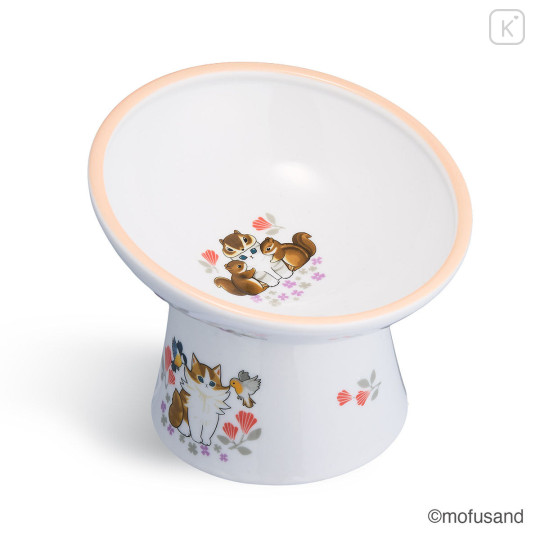 Japan Mofusand Nyanyame Cat Food Bowl with Legs - v2 - 1