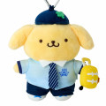 Japan Sanrio Original Mascot Holder - Pompompurin : Academy Sparkling Journey School Uniform - 2