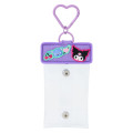 Japan Sanrio Original Multi Clear Case with Carabiner - Kuromi : Capsule Toy Collection - 1