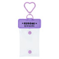 Japan Sanrio Original Multi Clear Case with Carabiner - Kuromi : Capsule Toy Collection - 2