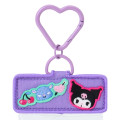 Japan Sanrio Original Multi Clear Case with Carabiner - Kuromi : Capsule Toy Collection - 3