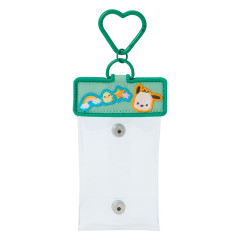 Japan Sanrio Original Multi Clear Case with Carabiner - Pochacco : Capsule Toy Collection