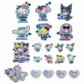 Japan Sanrio Original Flake Sticker Set & Case - Academy Sparkling Journey Glittler Student ID Card Style - 3