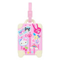 Japan Sanrio Original Luggage Tag - Academy Sparkling Journey Characters Travel - 1
