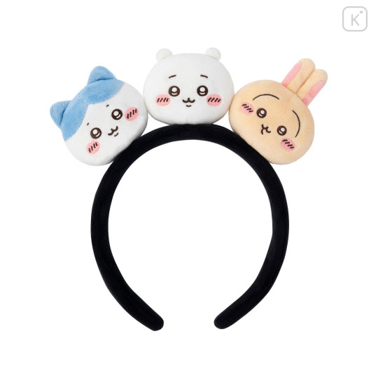 Japan Chiikawa Plush Headband - Chiikawa & Hachiware & Usagi : Chiikawa Park Face - 1