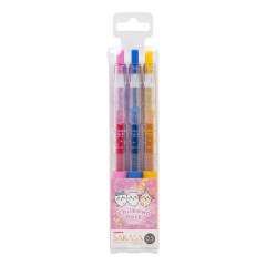Japan Chiikawa Sarasa Clip Gel Pen Set - Chiikawa & Hachiware & Usagi : Chiikawa Park