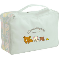 Japan San-x Clothing Compression Bag (M) - Rilakkuma : Chairoikoguma's Kumakyun Days Light Green