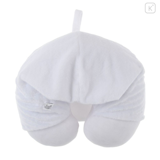 Japan Disney Store Travel Fluffy Neck Pillow Cushion - Baymax : Hood - 4