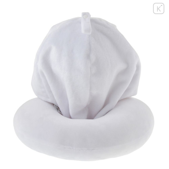Japan Disney Store Travel Fluffy Neck Pillow Cushion - Baymax : Hood - 5