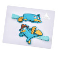 Japan Disney Store Rubber Hair Clip Set - Perry the Platypus : Maegami Hair Zakka - 2