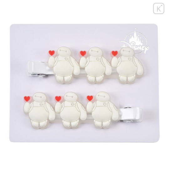 Japan Disney Store Rubber Hair Clip Set - Baymax : Maegami Hair Zakka Gummy Candy Style - 1