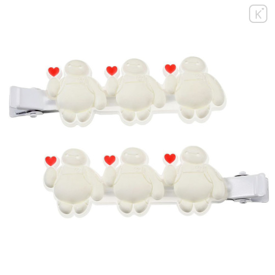 Japan Disney Store Rubber Hair Clip Set - Baymax : Maegami Hair Zakka Gummy Candy Style - 2