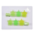 Japan Disney Store Rubber Hair Clip Set - Toy Story Little Green Men Aliens : Maegami Hair Zakka Gummy Candy Style - 1