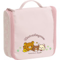 Japan San-X Original Hanging Pouch - Rilakkuma : Chairoikoguma's Kumakyun Days Light Pink - 1