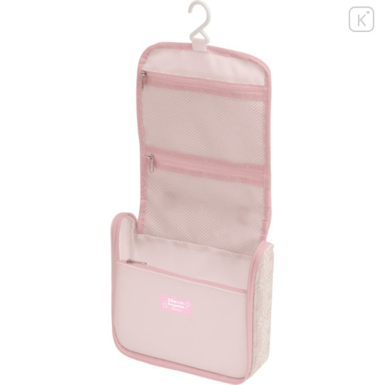 Japan San-X Hanging Pouch - Rilakkuma : Chairoikoguma's Kumakyun Days Light Pink - 2