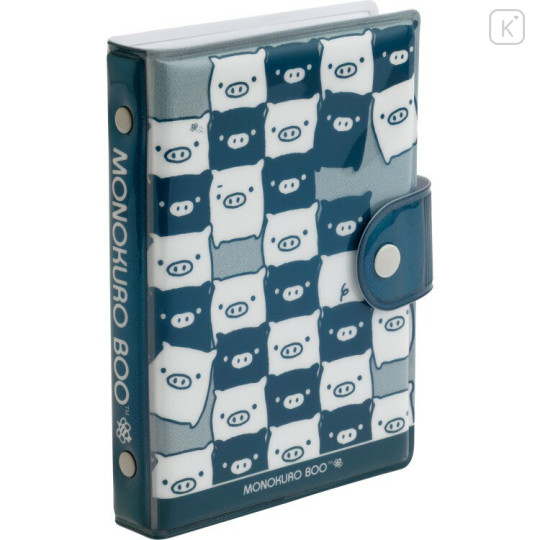 Japan San-X Original 6 Hole Sticker Binder - Monokuro Boo : All Over Pattern - 1